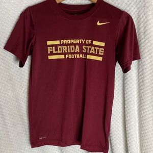 Nike Dri Fit Florida State Football Tee T shirt